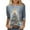 Multicolor, Womens Christmas Tops, variant on Womens Christmas Tops 3/4 Length Sleeve T Shirts Casual Plus Size Women Blouses Formal Pretty White Plus Size 100% Cotton T Shirts For Women Loose Fit Fall Outfits 2025