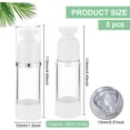 thumbnail image 2 of 5 botellas de spray sin aire de 30 ml/1,01 fl., rellenables, de plástico, vacías., 2 of 6