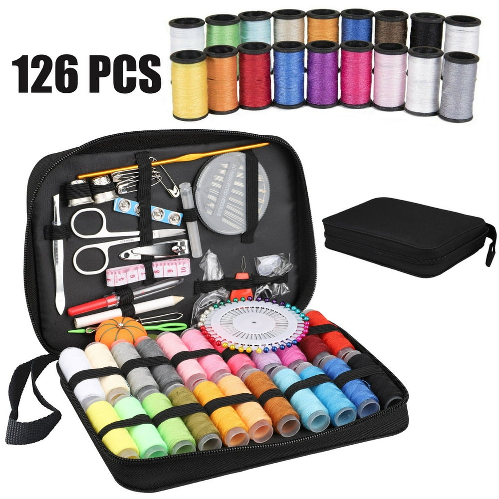 TSV Sewing Kits, 126 Pcs Sewing Supplies, Home Stitching Hand Sewing