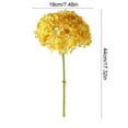 thumbnail image 3 of Taicans Faux Hydrangea Flowers Vintage Artificial Silk Hydrangeas Flowers with Stems Fake Hydrangea Bouquets for Autumn Farmhouse Home Wedding Table Center Decoration,1Pcs/17.3in, 3 of 6