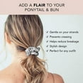 thumbnail image 4 of Kitsch Scrunchies, Metallic Gray Scrunchie Hair Tie, 5pc, 4 of 8