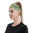 thumbnail image 3 of Goofa Watercolor Blooming Cactus Pattern Sweatbands Sports Headband for Men & Women,Moisture Wicking Athletic headband,Breathable Sweatband,Sports accessories,Workout gear, 3 of 9