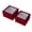 Wine red big an, variant on Elegant Floral Bouquet Packaging Round / Square Box with Cover for and Decor