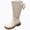 A19-White, variant on Childrens Boots Little Girls High Boots for Fall Winter Casual Outdoor Wear