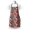 thumbnail image 3 of Abstract Apron, Bauhaus Style Pattern of Geometric Shapes as Colorful Diagonal Tiles Modern Print, Unisex Kitchen Bib with Adjustable Neck for Cooking Gardening, Adult Size, Multicolor, by Ambesonne, 3 of 4