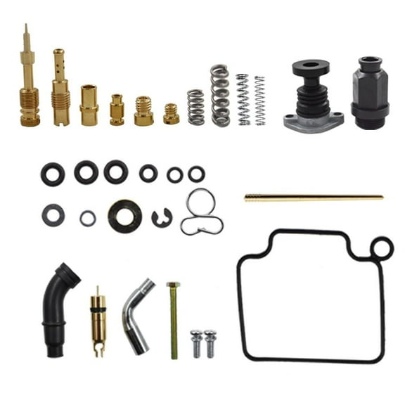 Complete Carburetor Carb Rebuild Kit with Choke Plunger Starter Valve and Carb Primer Pump Fit for Honda TRX450ES TRX 450 ES Foreman 1998-2003