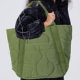 thumbnail image 1 of Bolso tipo cartera informal para mujer, de gran capacidad, acolchado, suave, para compras al aire libre, 1 of 6