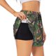 thumbnail image 1 of Balery Forest Animals And Plants Pantalones cortos deportivos para mujer con forro y dos bolsillos, elásticos, para entrenamiento, gimnasio, yoga-X-Large, 1 of 7