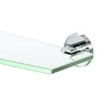 thumbnail image 7 of Gatco 5556 Sky Vanity Glass Shelf, Chrome, 7 of 7