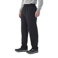 thumbnail image 3 of Fruit of the Loom Best Collection Men's Fleece Elastic Bottom Pant,Black, XL, 3 of 3