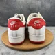 thumbnail image 4 of Ni&ke Air Force 1 Shoes Mens Size 12 White University Red Basketball Sneakers, 4 of 6