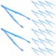 thumbnail image 1 of 100 pinzas desechables de plástico para manualidades (azules), 1 of 8