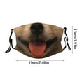 thumbnail image 2 of Funny Animal Face Reusable Washable with Tiger Cat Dog Monkey Pig Designs for Kids & Adults, 2 of 4