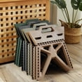 thumbnail image 4 of Mosiee Sturdy Outdoor Folding Stool: Lightweight, High Load Capacity & Versatile Use!, 4 of 9