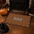 thumbnail image 2 of Gunhay Multicolor Scallop Boo Outdoor Coir Doormat, 18"x30", 2 of 9