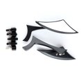 thumbnail image 5 of 8mm/10mm Black Motorcycle Universal Blade Rear View Side Mirrors Compatible for Street Bike Chopper Softail Dirt Bike, 5 of 5