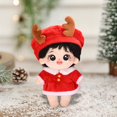 thumbnail image 3 of Gqtwoy Doll Clothes Christmas Clothes, Reindeer Hats, Winter Dress Up Outfits for 20cm Dolls, Festive Theme Clothing, Warm Thick Material, Perfect Gift for Special Occasions, 3 of 6