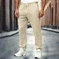 thumbnail image 7 of cocolona Mens Sweatpants Fashion Solid Color Joggers Running Workout Sweat Pants Elastic Waist Comfy Trousers with Pockets, 7 of 7