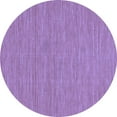 thumbnail image 1 of Ahgly Company Machine Washable Indoor Round Abstract Blue Contemporary Area Rugs, 8' Round, 1 of 4