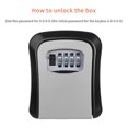 thumbnail image 4 of RojoLockbox - Caja Para Guardar Llaves, De Aleación, Resistente esquí esquí Gafas de esquí, 4 of 5