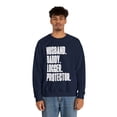 thumbnail image 4 of Logger Dad Fathers Day Birthday Ideas Sweatshirt, Gifts, Crewneck, 4 of 4