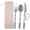 Silver, variant on Gongc Titanium Camping Utensils Set Portable Spoon Fork Knife Silver