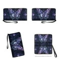 thumbnail image 4 of ZUXONGSY Geometric Butterfly Print PU Wallet and Tote Bag Set of 2 for Women Portable Top Handles Shoulder Bag Top Handle Tote Bag with Cash Wallet for Shopping Excursions Outings, 4 of 5