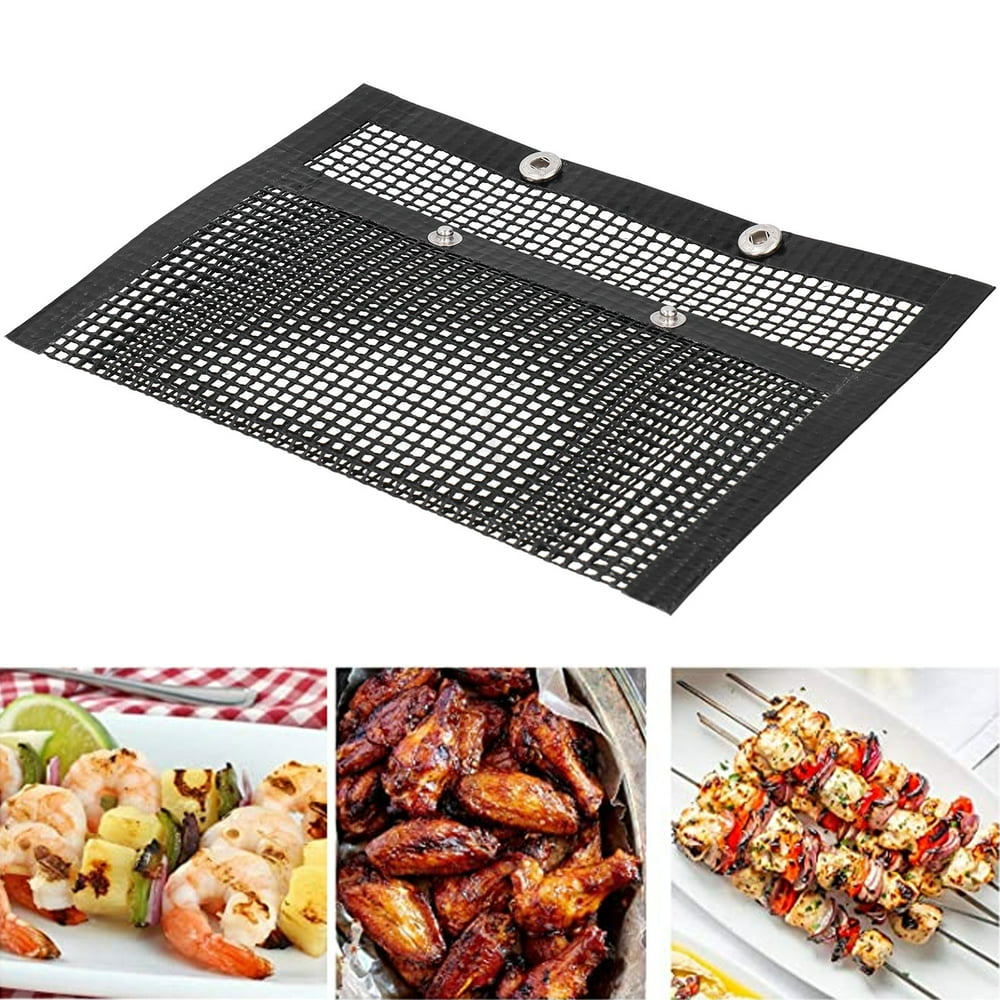 LYUMO Non‑Stick Grill Mesh Bag High Temperature Resistant BBQ Bag for