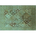 thumbnail image 1 of Ahgly Company Indoor Rectangle Oriental Light Blue Industrial Area Rugs, 2' x 3', 1 of 4