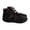 Black, variant on Women's 𝖫a𝖼e Up Shoes Elegant Buckle Strap We𝖽ge Sandals Casual Closed Toe Sandles V𝗂ntage So𝗅id Color Ballet Slippers Summer Ma𝗋y Jane𝗌 Slides