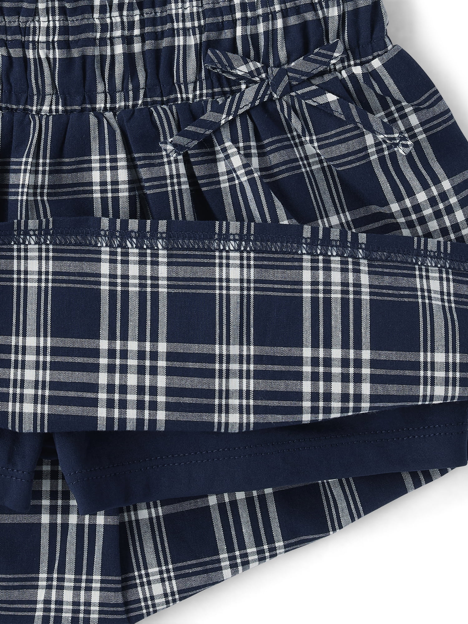 The Children's Place Girls Plaid Smocked Poplin Skort, Sizes XS-XXL