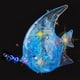 thumbnail image 5 of Rompecabezas de cristal 3D Yotijar Pescado azul 9.1 5cm, 5 of 9
