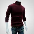 thumbnail image 5 of Chandail d'Hiver Chaud en Coton Col Montant pour Hommes, 5 of 5
