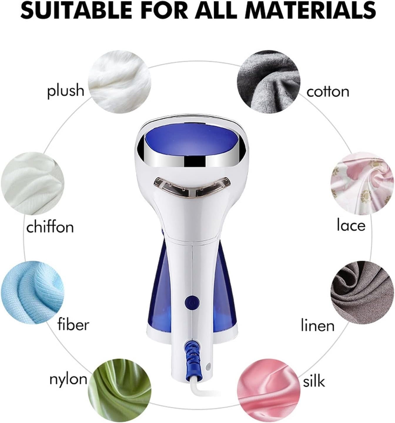 Irons, Steam Iron Handheld Garment Steamer Hand-Held Fabric Vertical Portable Home Travelling For Clothes Iron