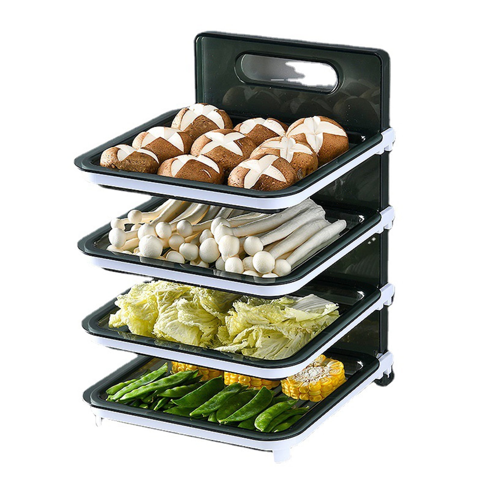 CreativeArrowy Kitchen Food Preparation Tray Wall Mounted Organizer