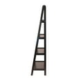 thumbnail image 3 of 58.4" Avalon A Frame Shelf Espresso Brown: Modern 4-Tier Ladder Bookcase", 3 of 7