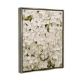 thumbnail image 3 of White Delicate Hydrangea Petals Botanical & Floral Graphic Art Luster Gray Framed Art Print Wall Art, 3 of 6
