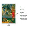 thumbnail image 2 of La Orana Maria (Hail Mary) - From an Original Color Painting by Paul Gauguin c.1891 - Master Art Print 10in x 14in, 2 of 4