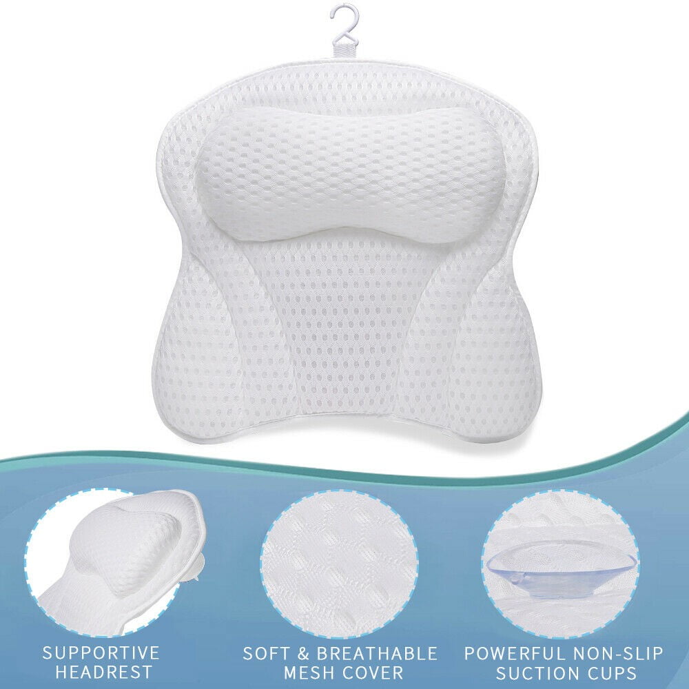 Air Mesh Butterfly Bath Pillow Bathroom Pillow Bath Pillows Tub Pillows