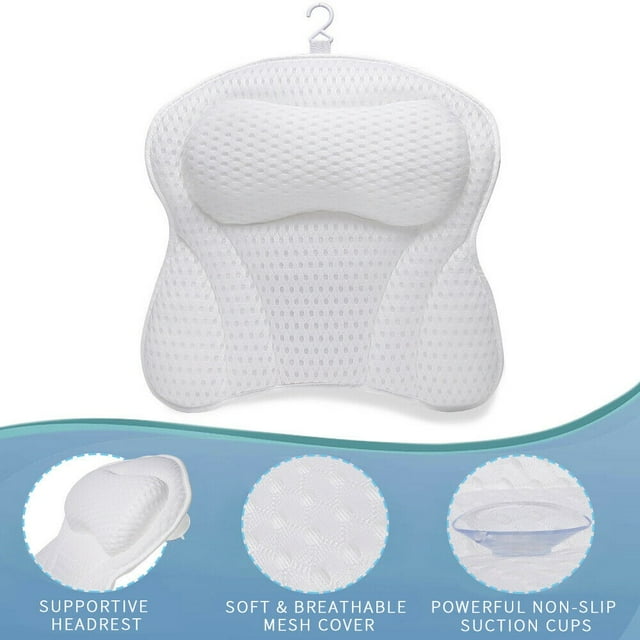 Air Mesh Butterfly Bath Pillow Bathroom Pillow Bath Pillows Tub Pillows