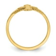 thumbnail image 2 of 14K Yellow Gold Ring Band Themed Polished Cross, 2 of 5