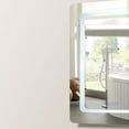 thumbnail image 3 of Bellaterra Home 24 in. Rectangular LED Bordered Illuminated Mirror with Bluetooth Speakers, 3 of 3