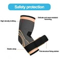 thumbnail image 4 of Huanledash 1Pc Elbow Compression Sleeve with Fastener Tape High Elastic Breathable Pain Relief Weightlifting Sports Tennis Elbow Brace, 4 of 7