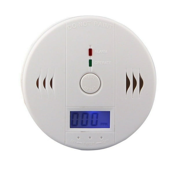 Sunisery Carbon Monoxide Detector Fire Alarm Sound Combo ...