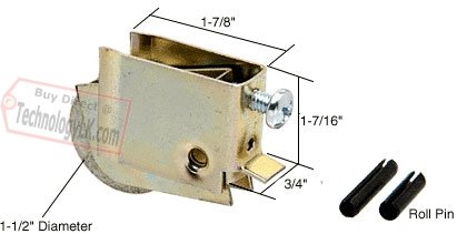 Amesbury Series 1989 Sliding Glass Door Roller – NEW Replacement Part
