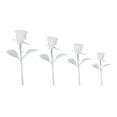 thumbnail image 1 of 4PCS DIY Handmade 3D Rose Ornament Mini Rose Model Crystal Glue (White), 1 of 9