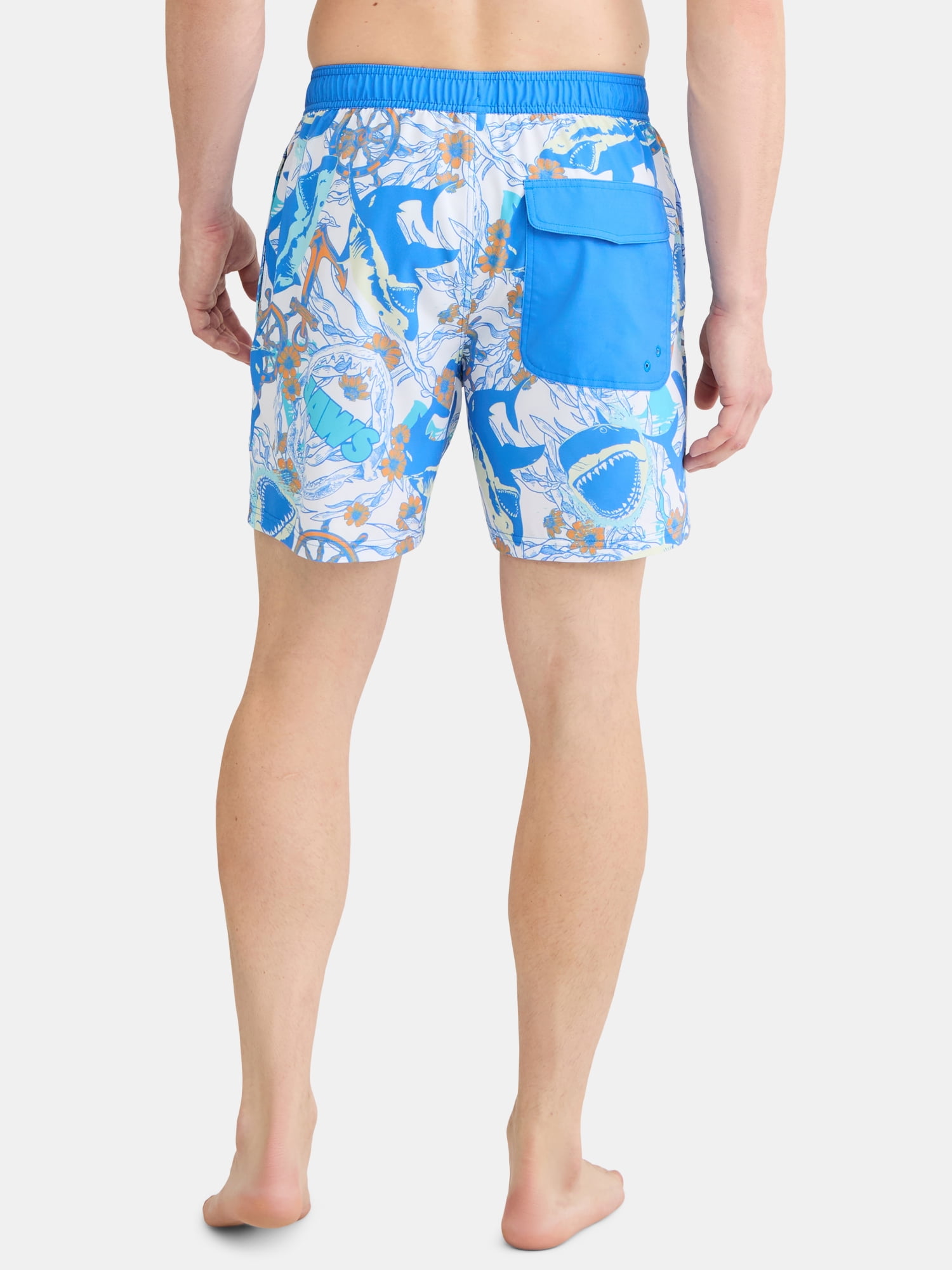 License Men’s & Big Men's Graphic Swim Shorts, Sizes S-3XL