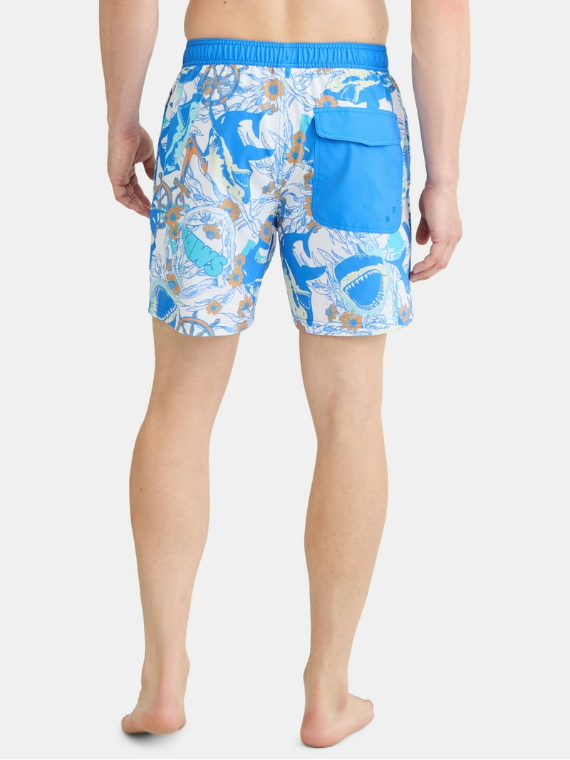 License Men's & Big Men's Graphic Swim Shorts, Sizes S-3XL