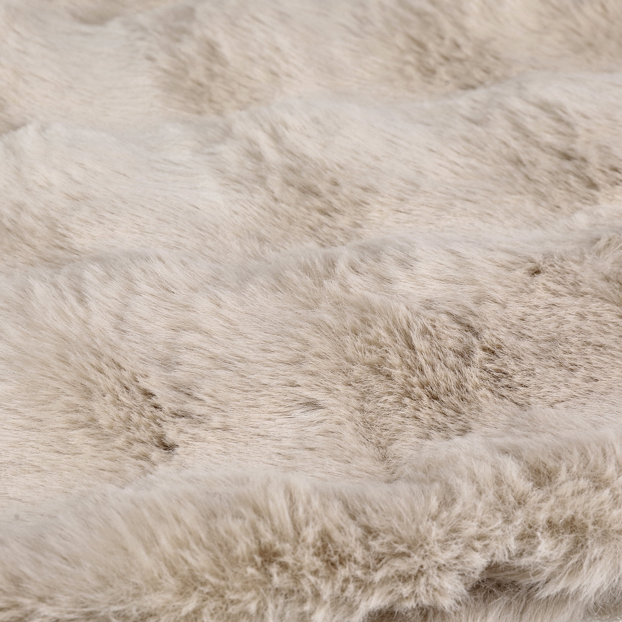Unique Bargains Faux Fur Cozy Decorative Throw Pillow Covers Soft Plush Pillowcase 1 Pc Brown 12" x 20"