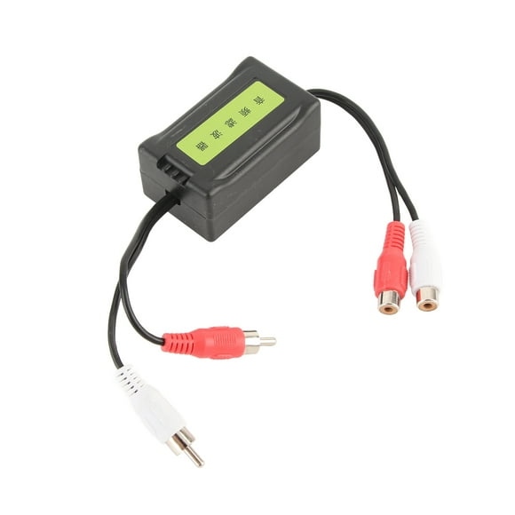 Noise Filter, 3.5mm/0.1in Convenient Practical Ground Isolator Small Compact for Active Subwoofers for Speakers